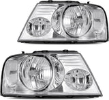 2004-2008 Ford F150 Headlights Chrome Housing Reflector