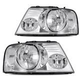2004-2008 Ford F150 Headlights Chrome Housing Reflector