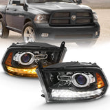 Amerilite LED Headlight Bulb Drl Directional For Dodge Ram 1500 2500 3500 Passenger And Driver Side
