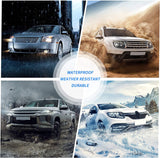 Dwvo Headlight Assembly Compatible With Ford F250 F350 F450 F550 Super Duty Pickup Truck Signal Lamps Chrome Housing Clear Lens Amber Reflector