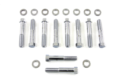 Chrome Head Bolt with Washer - V-Twin Mfg.