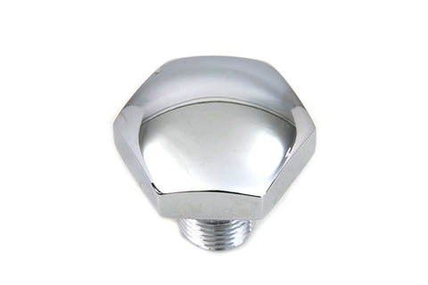 Chrome Dome Shape Top Fork Tube Bolt - V-Twin Mfg.