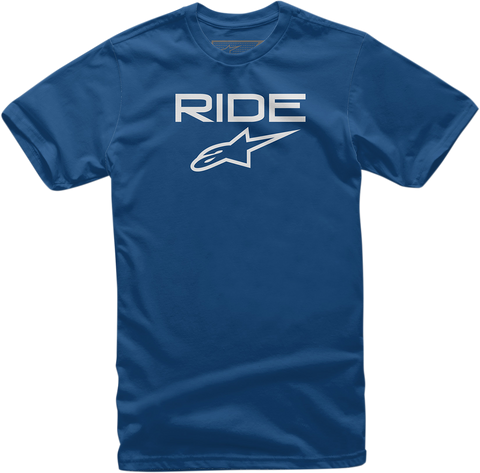 ALPINESTARS Ride 2.0 T-Shirt - Blue/ White - 2XL 10387200079202X
