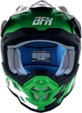 AFX FX-19R Helmet - Racing - Matte Green - Medium 0110-7079