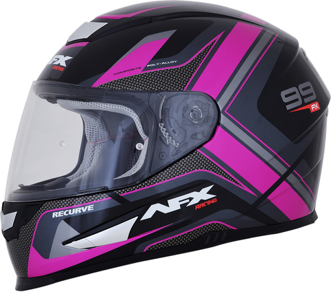 AFX FX-99 Helmet - Recurve - Black/Fuchsia - Small 0101-11102