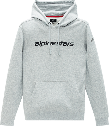 ALPINESTARS Linear Hoodie - Heather Gray/Black - Medium 1213516701026M