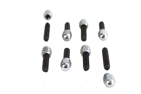 Acorn Tappet Base Bolt 1/4 inch X 24 Thread - V-Twin Mfg.