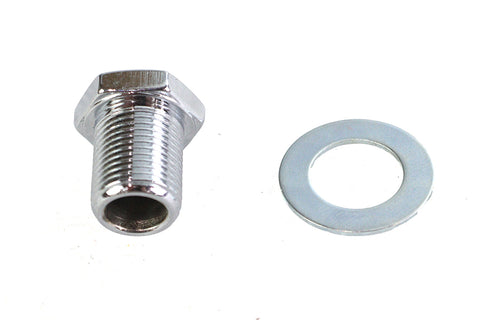 Chrome Dash Panel Center Screw - V-Twin Mfg.