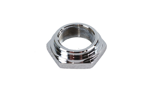 Stock Spring Fork Stem Nut Chrome - V-Twin Mfg.