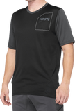 100% Ridecamp Jersey - Charcoal/Black - Large 40027-00007