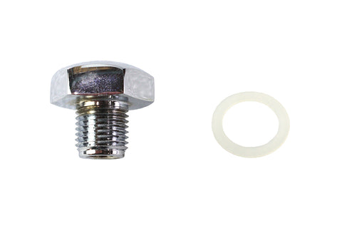 Oil Tank Drain Plug Chrome - V-Twin Mfg.