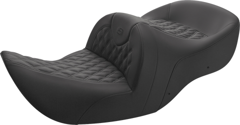SADDLEMEN Seat - Roadsofa - Without Backrest - Full Lattice Stitch - Black H01-07-182