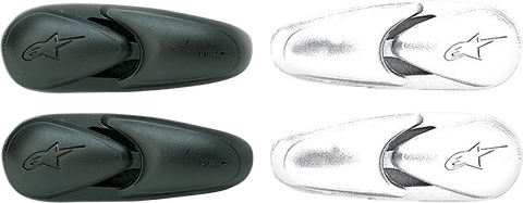 ALPINESTARS Flexible Toe Sliders - White 25SLITECH-BI