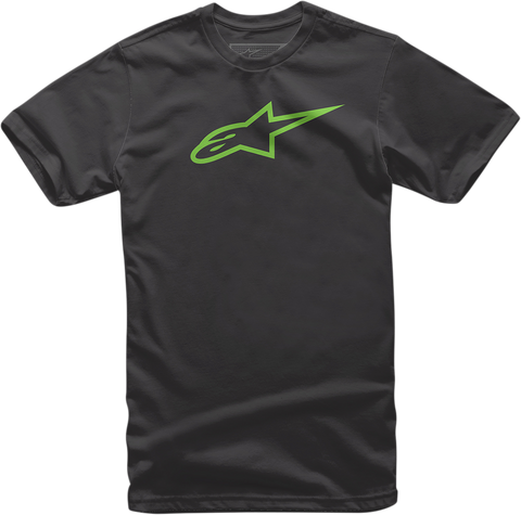 ALPINESTARS Ageless T-Shirt - Black/Green - Large 1032720301060L