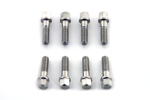 Nickel Plated Tappet Block Screw Set - V-Twin Mfg.