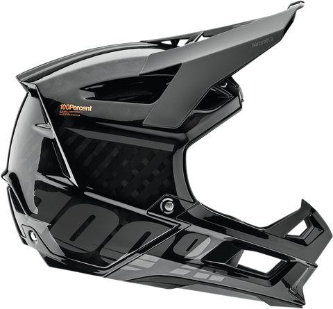 100% Aircraft 2 Helmet - Black - Medium 80002-00002