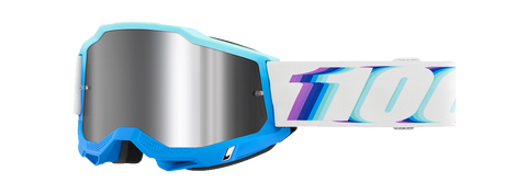 100% Accuri 2 Goggles - Stamino - Silver Flash Mirror 50014-00029