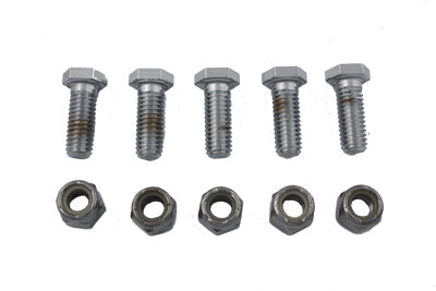 Disc Hex Bolt and Nut Set Chrome - V-Twin Mfg.