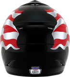 AFX FX-17 Helmet - Flag - Black - 2XL 0110-2373