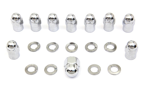 Chrome Transmission Side Cover Nut Kit - V-Twin Mfg.