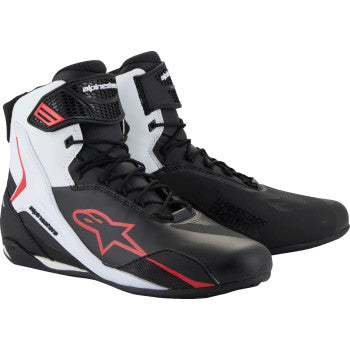 ALPINESTARS Faster-4 Shoes - Black/White/Red - US 14 2510425-123-14