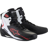 ALPINESTARS Faster-4 Shoes - Black/White/Red - US 9 2510425-123-9
