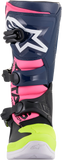 ALPINESTARS Tech 3S Boots - Black/Blue/Pink/White/Yellow - US 8 2014018-1176-8