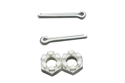 Front Axle Nut Kit Cadmium - V-Twin Mfg.