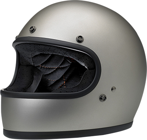BILTWELL Gringo Helmet - Flat Titanium - Small 1002-203-102