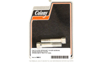 Sprocket Kick Starter Cover Screw Cadmium - V-Twin Mfg.