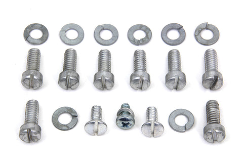 Primary Cover Screw Kit Cadmium - V-Twin Mfg.