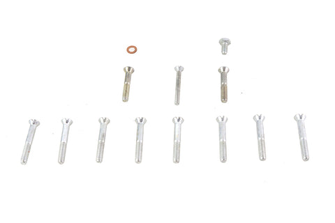 Stock Primary Screw Kit Cadmium - V-Twin Mfg.
