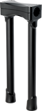 BILTWELL Risers - Murdock - Oversized - 12" - Black 6413-201-12