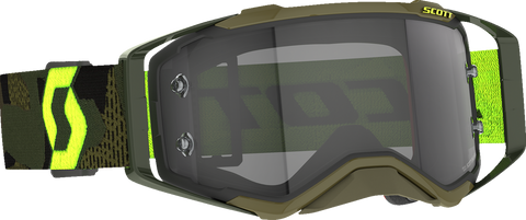 SCOTT Prospect Goggle - Khaki Green/Neon Yellow - Light Sensitive Gray 272820-7701327