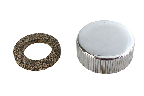 Fuel Filter Strainer Cap Chrome - V-Twin Mfg.