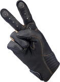 BILTWELL Bridgeport Gloves - Chocolate - Medium 1509-0201-303