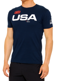 100% MX of Nations T-Shirt - Navy - 2XL 20000-00168