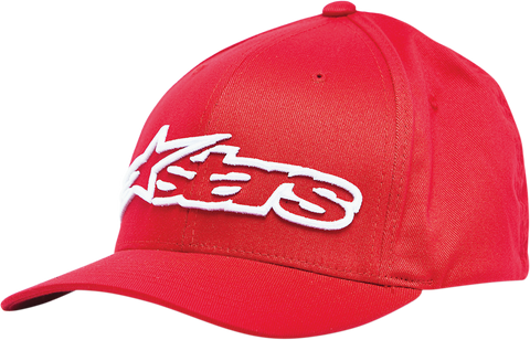 ALPINESTARS Blaze Flexfit® Hat - Red/White - Large/XL 1039810053020LX