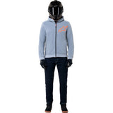 IN STOCK ALPINESTARS Chrome v2 Sport Hoodie - Heather Gray/Red Fluo - Medium 4200325-9199-M