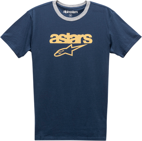 ALPINESTARS Match T-Shirt - Navy/Heather Gray - 2XL 12117401070262X