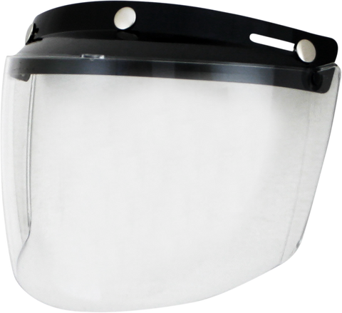 AFX Vintage 3-Snap Shield - Flip - Clear 0131-0075