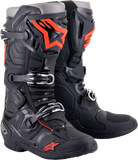 ALPINESTARS Tech 10 Boots - Black/Red Fluorescent - US 7 2010020-1030-7
