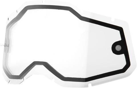 100% Accuri 2/Racecraft 2/Strata 2 Dual Lens - Clear 59080-00001