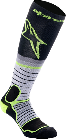 ALPINESTARS MX Pro Socks - Black/Gray/Yellow - Medium 4701524-175-M