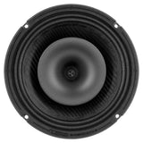 8" Neodymium Coaxial Hybrid Mid-Bass Water resistant Carbon Fiber Cone Loudspeaker with Built-in Driver  400 Watts Rms 8-Ohm