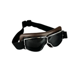 Vintage Leather Motorcycle Goggles