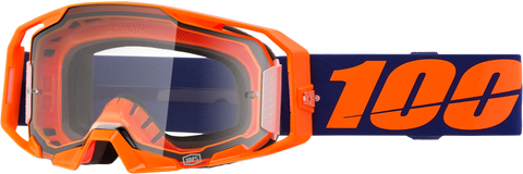 Armatic Goggle Neon Orange Clear Lens