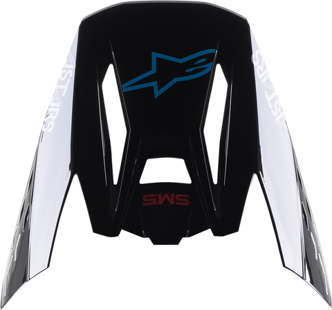 ALPINESTARS SM5 Visor - Bond - Black/Red/Cyan 8983422-1281