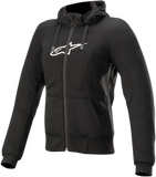 ALPINESTARS Stella Chrome Sport Jacket/Hoodie - Black - XL 4210920-10-XL