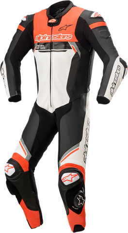ALPINESTARS Missile Ignition v2 1-Piece Suit - Black/White/Red Fluorescent - US 38 / EU 48 3150222-1231-48